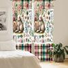 Ambesonne Dinosaur Curtains, Delicate Cartoon Animals of Jurassic Scenario Funny Jungle Pastel Tones, Window Treatments 2 Panel Set for Living Room Bedroom, Pair of – 28″ x 95″, Blush Blue Grey White(Pale Mustard Multicolor)