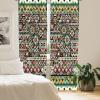 Ambesonne Dinosaur Curtains, Delicate Cartoon Animals of Jurassic Scenario Funny Jungle Pastel Tones, Window Treatments 2 Panel Set for Living Room Bedroom, Pair of – 28″ x 95″, Blush Blue Grey White(Green Ruby Beige)