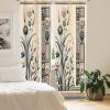 Ambesonne Dinosaur Curtains, Delicate Cartoon Animals of Jurassic Scenario Funny Jungle Pastel Tones, Window Treatments 2 Panel Set for Living Room Bedroom, Pair of – 28″ x 95″, Blush Blue Grey White(Slate Blue Beige Tan)