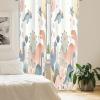 Ambesonne Dinosaur Curtains, Delicate Cartoon Animals of Jurassic Scenario Funny Jungle Pastel Tones, Window Treatments 2 Panel Set for Living Room Bedroom, Pair of – 28″ x 95″, Blush Blue Grey White(Blush Blue Grey White)