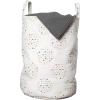 Ambesonne Hearts Laundry Bag, Repetitive Cutsy Love Romance Valentines Design in Circles on Muted Tone Background, Hamper Basket with Handles Drawstring Closure for Laundromats, 13″ x 19″, Multicolor
