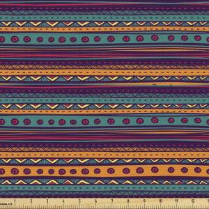 Ambesonne Black and White Fabric by The Yard, Monochrome Background with Square Shapes Diagonal Pattern Modern Geometric, Decorative Fabric for Upholstery and Home Accents, 2 Yards, Black Charcoal(Teal Plum)