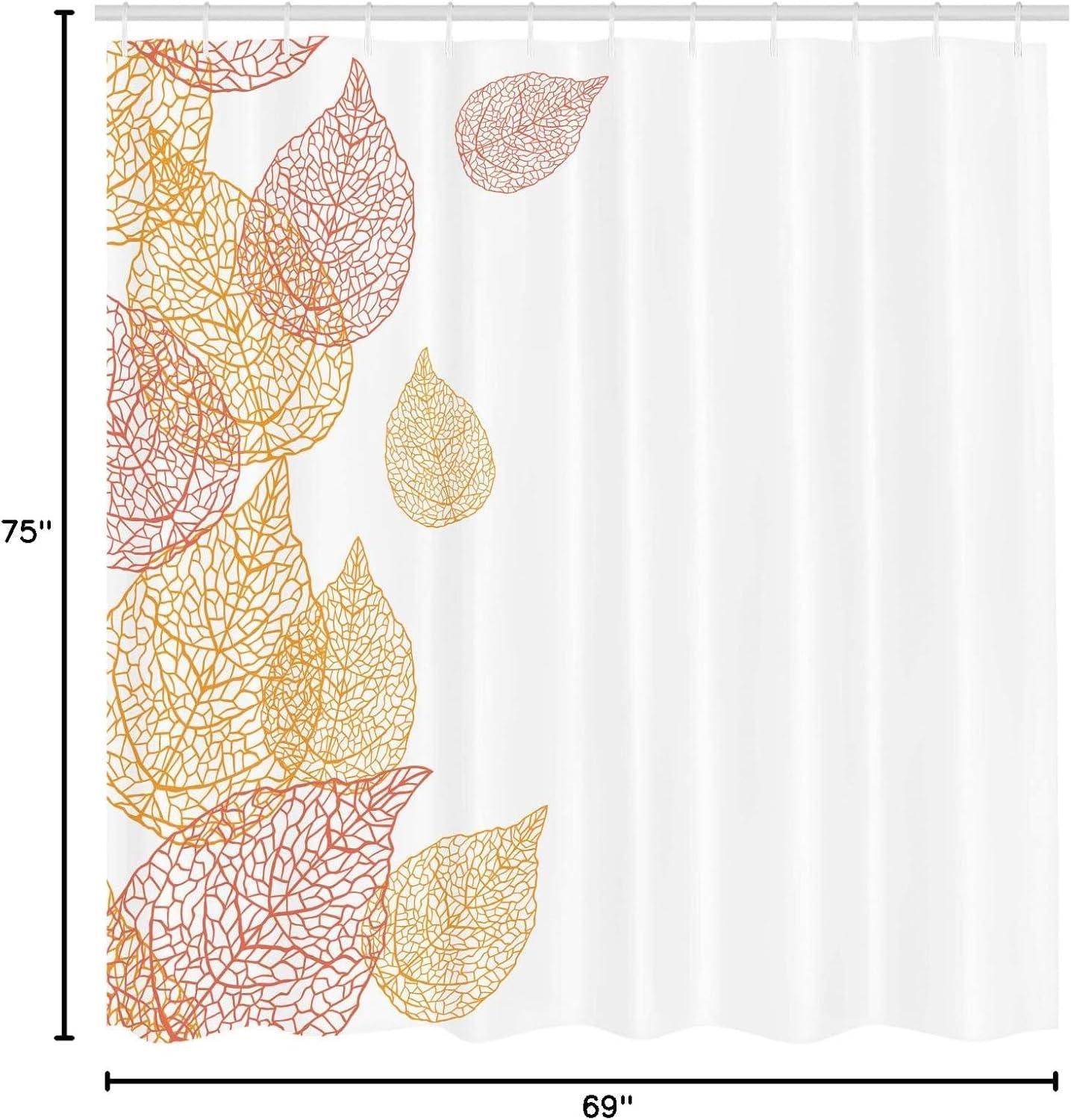 imageAmbesonne Fantasy Shower Curtain Hot Air Balloons in The Clouds Dream Journey to Secret Paradise Romantic Design Cloth Fabric Bathroom Decor Set with Hooks 69 W x 75 L Purple WhiteMarigold Coral