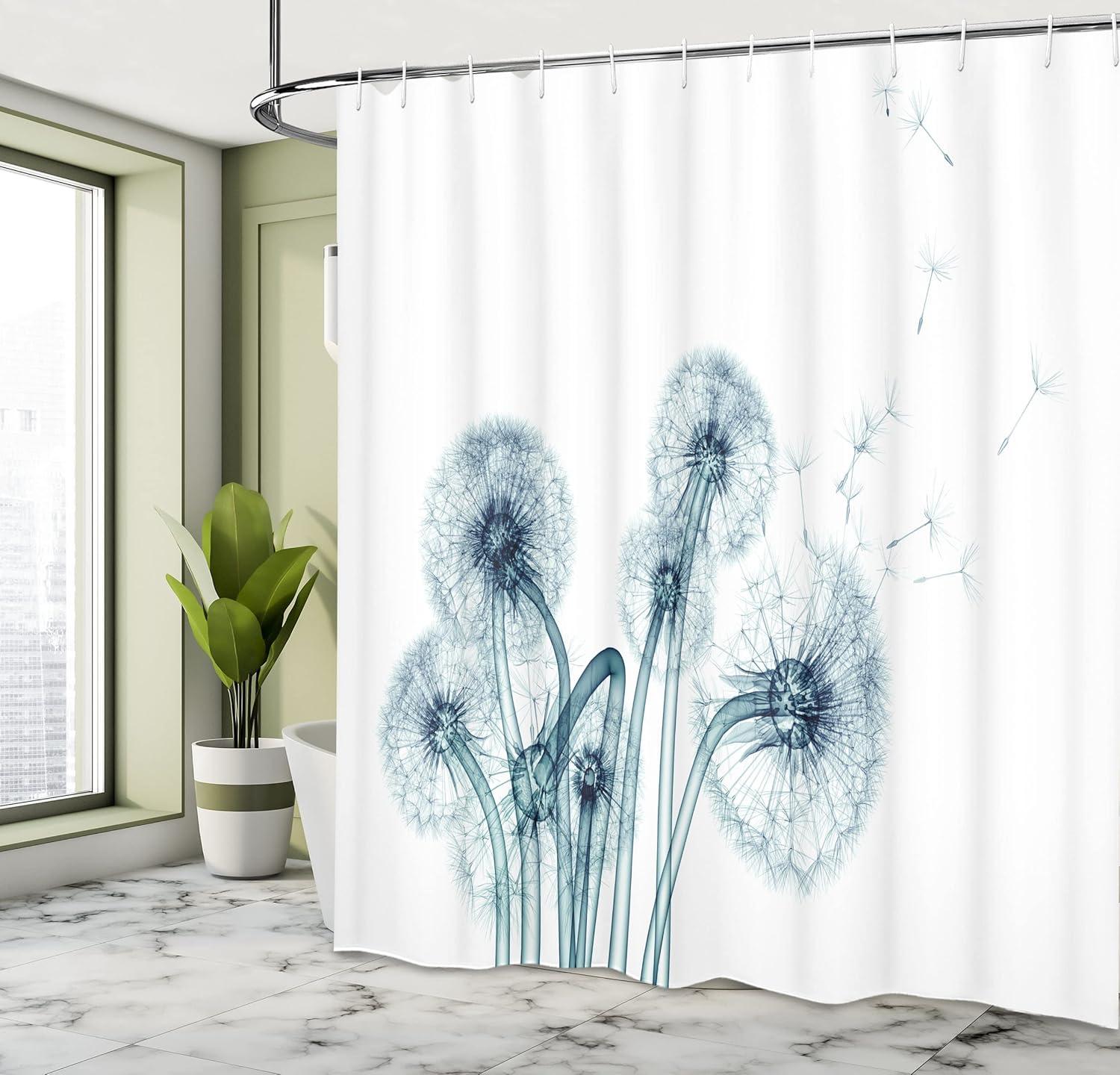 imageAmbesonne Fantasy Shower Curtain Hot Air Balloons in The Clouds Dream Journey to Secret Paradise Romantic Design Cloth Fabric Bathroom Decor Set with Hooks 69 W x 75 L Purple WhiteCream Teal