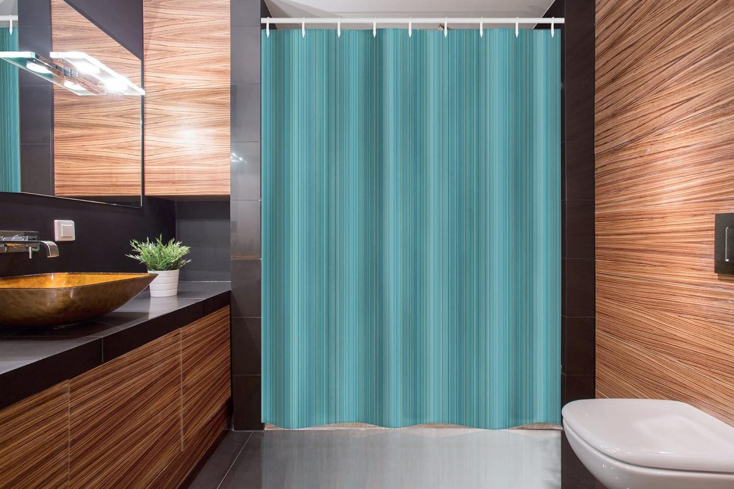 imageAmbesonne Fantasy Shower Curtain Hot Air Balloons in The Clouds Dream Journey to Secret Paradise Romantic Design Cloth Fabric Bathroom Decor Set with Hooks 69 W x 75 L Purple WhiteFern Green Blue