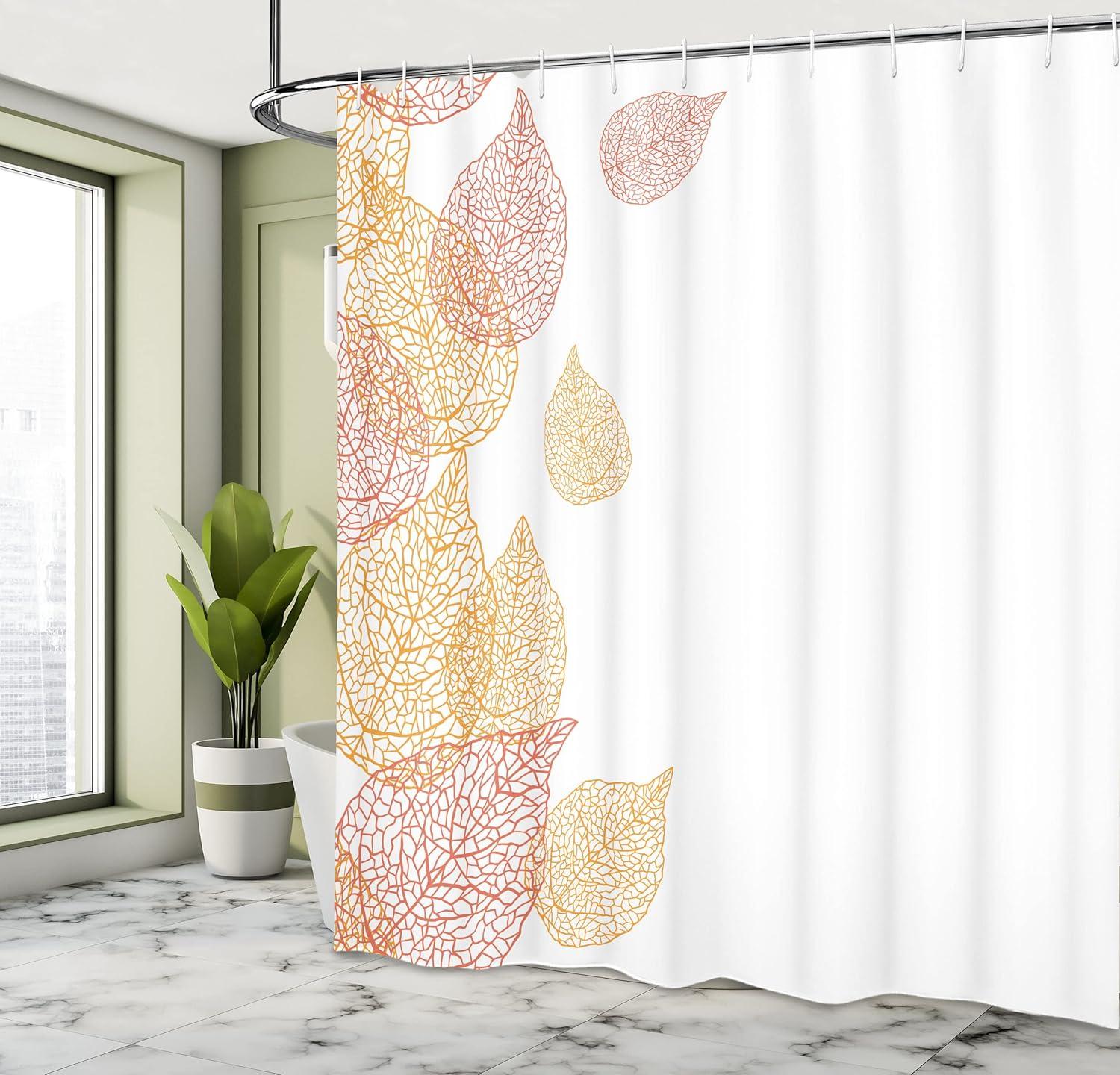 imageAmbesonne Fantasy Shower Curtain Hot Air Balloons in The Clouds Dream Journey to Secret Paradise Romantic Design Cloth Fabric Bathroom Decor Set with Hooks 69 W x 75 L Purple WhiteMarigold Coral