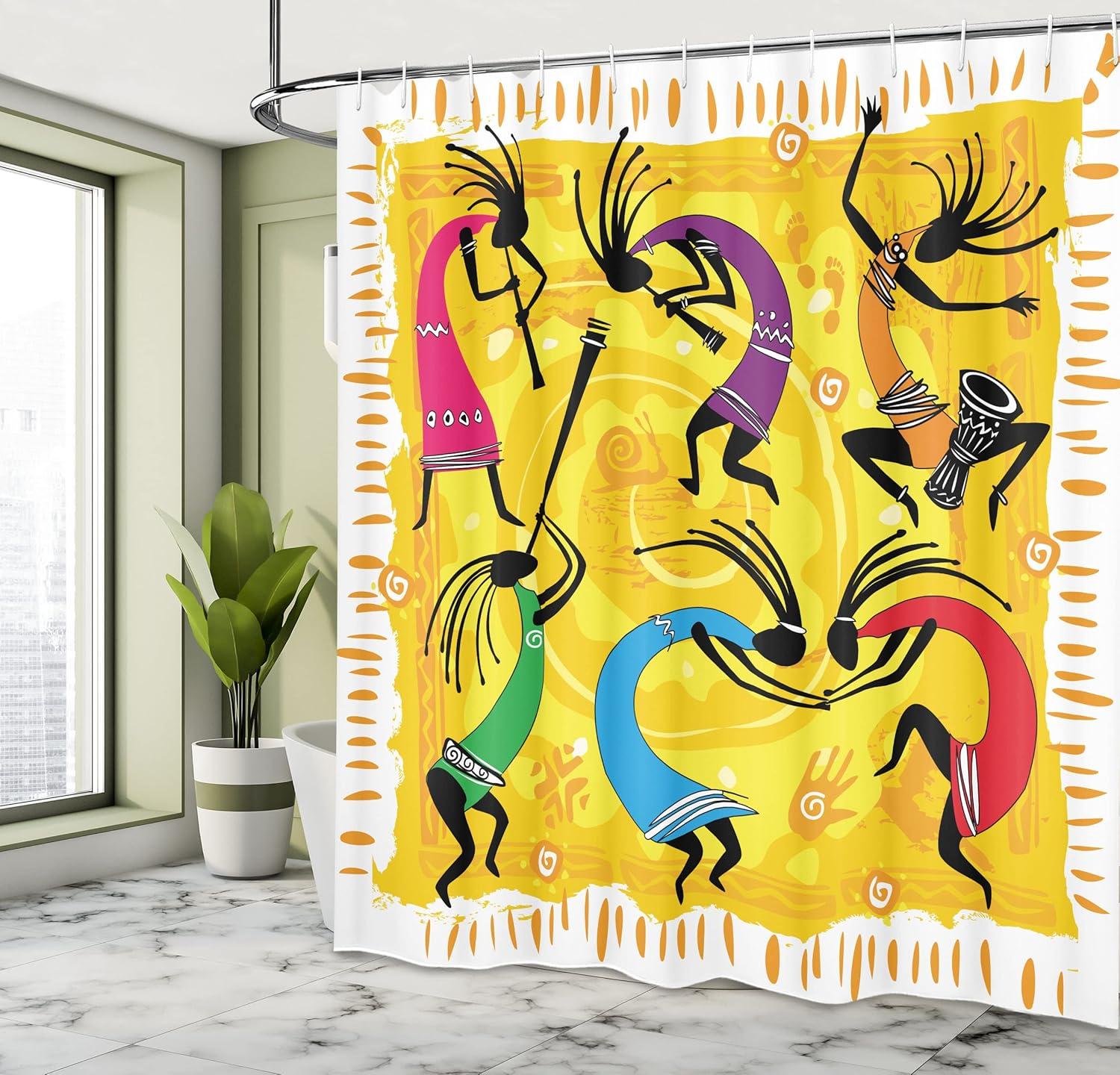 imageAmbesonne Fantasy Shower Curtain Hot Air Balloons in The Clouds Dream Journey to Secret Paradise Romantic Design Cloth Fabric Bathroom Decor Set with Hooks 69 W x 75 L Purple WhitePurple Yellow