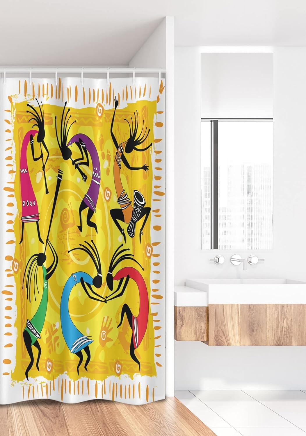 imageAmbesonne Fantasy Shower Curtain Hot Air Balloons in The Clouds Dream Journey to Secret Paradise Romantic Design Cloth Fabric Bathroom Decor Set with Hooks 69 W x 75 L Purple WhitePurple Yellow