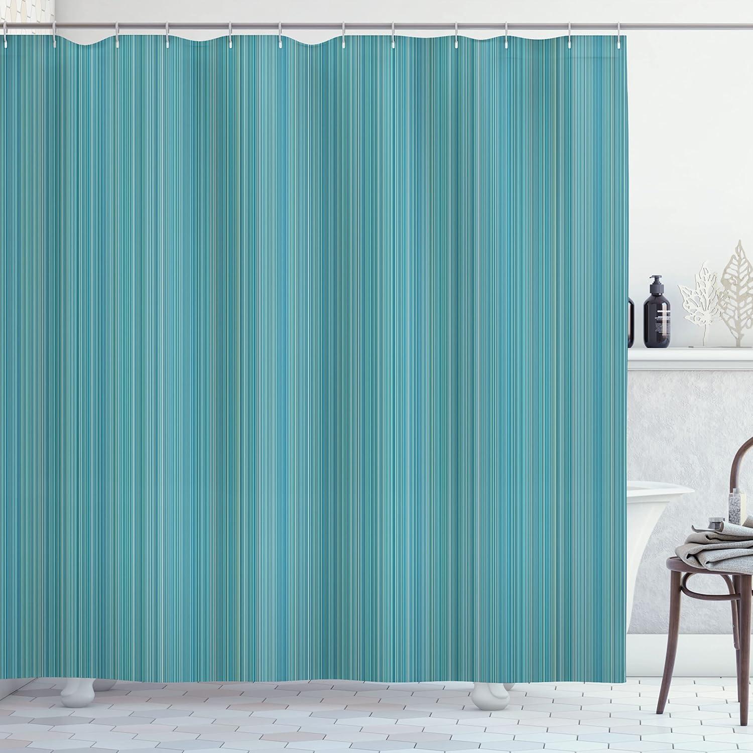 imageAmbesonne Fantasy Shower Curtain Hot Air Balloons in The Clouds Dream Journey to Secret Paradise Romantic Design Cloth Fabric Bathroom Decor Set with Hooks 69 W x 75 L Purple WhiteFern Green Blue