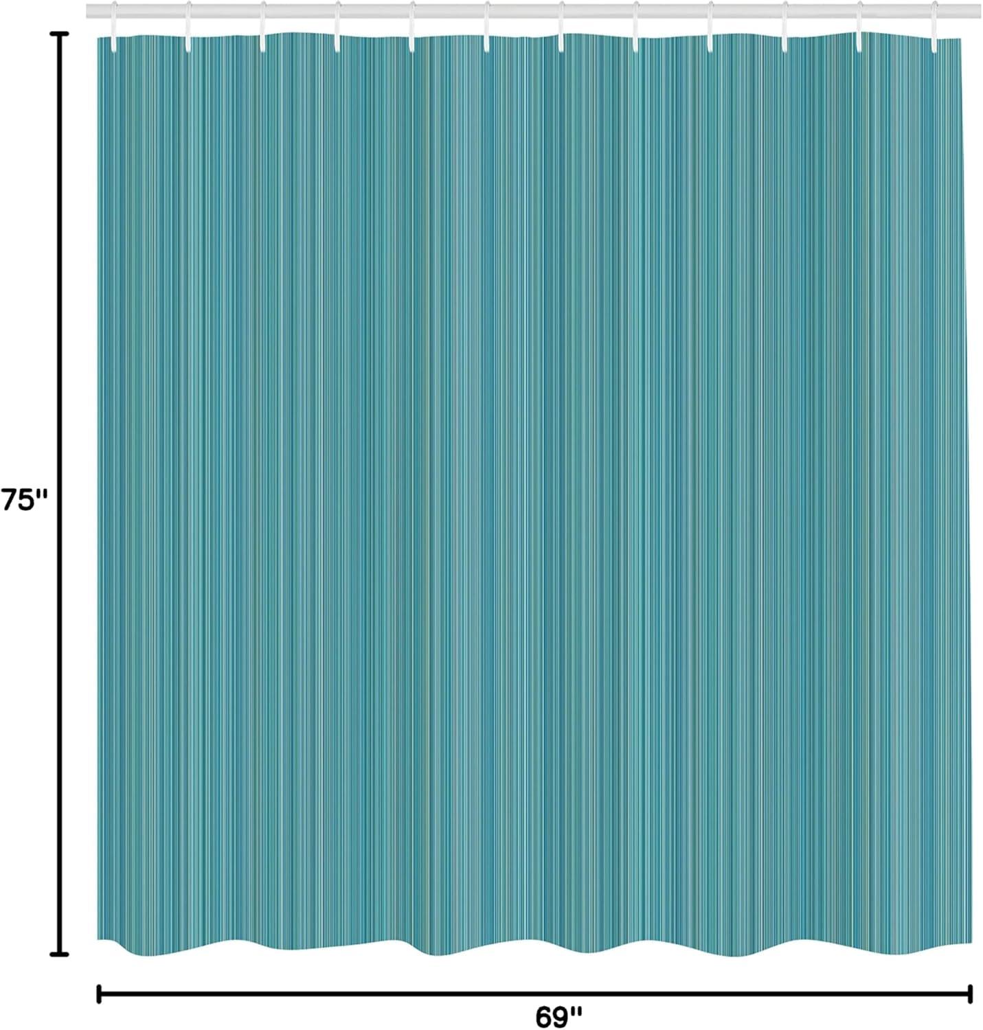 imageAmbesonne Fantasy Shower Curtain Hot Air Balloons in The Clouds Dream Journey to Secret Paradise Romantic Design Cloth Fabric Bathroom Decor Set with Hooks 69 W x 75 L Purple WhiteFern Green Blue