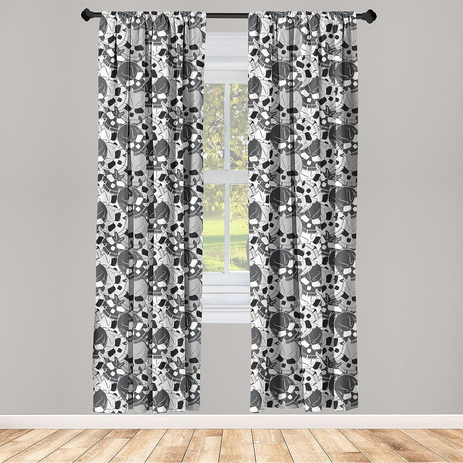 imageAmbesonne Floral Curtains Roses for Valentine Love Team Holiday Celebration Botanical Artwork on Hue Back Window Treatments 2 Panel Set for Living Room Bedroom Pair of 28 x 95 Dimgray BlushCharcoal Grey and Eggshell