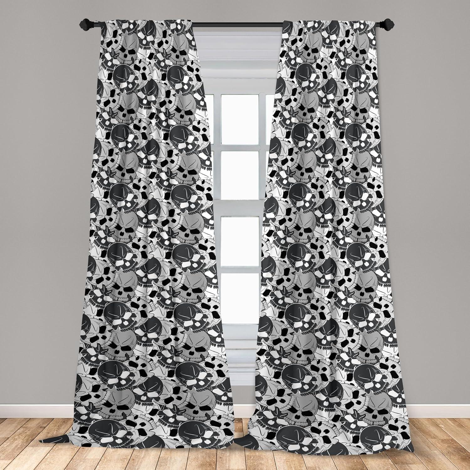 imageAmbesonne Floral Curtains Roses for Valentine Love Team Holiday Celebration Botanical Artwork on Hue Back Window Treatments 2 Panel Set for Living Room Bedroom Pair of 28 x 95 Dimgray BlushCharcoal Grey and Eggshell