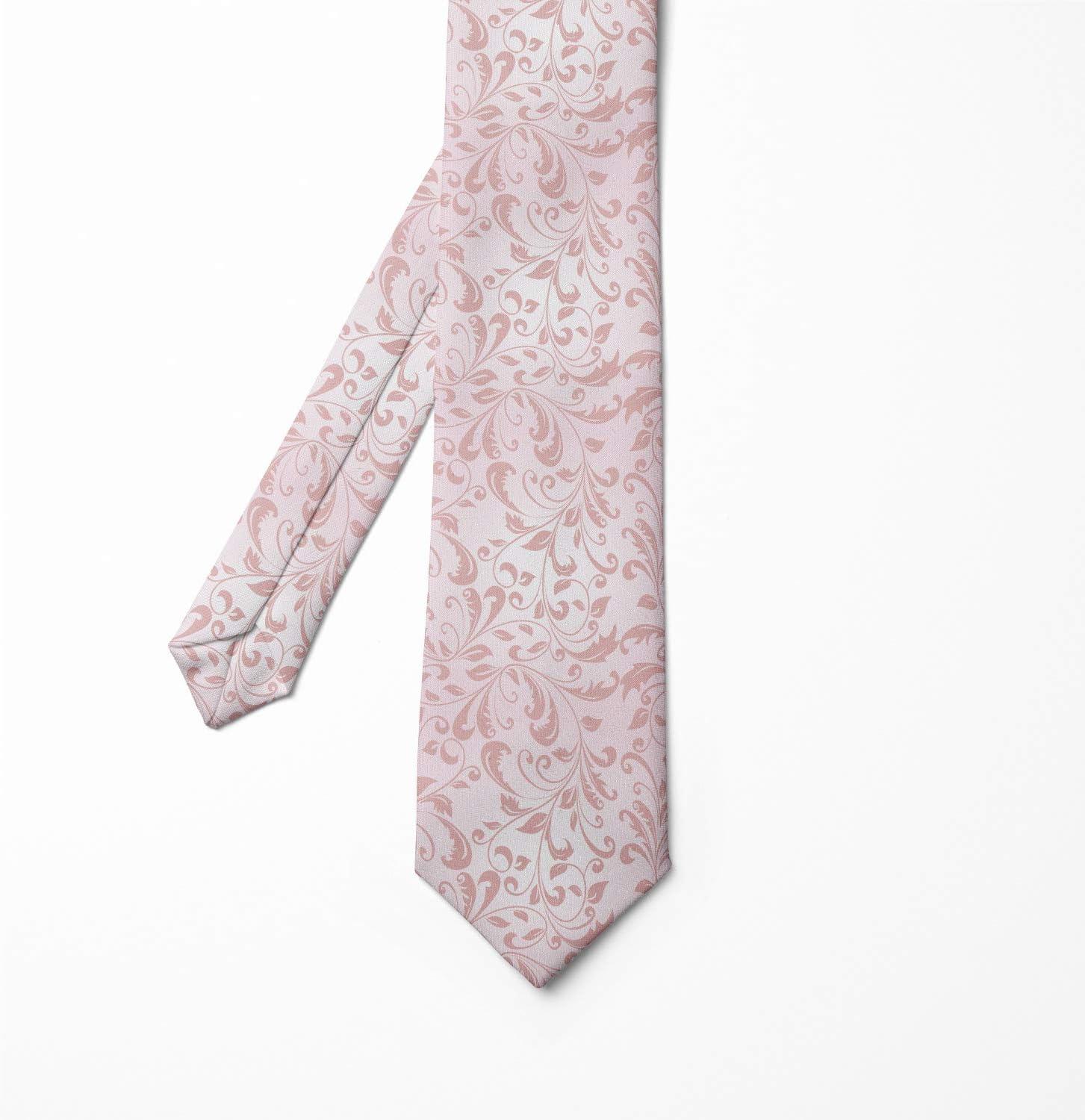 imageAmbesonne Multicolor Modern Mens TieBlush and Rose