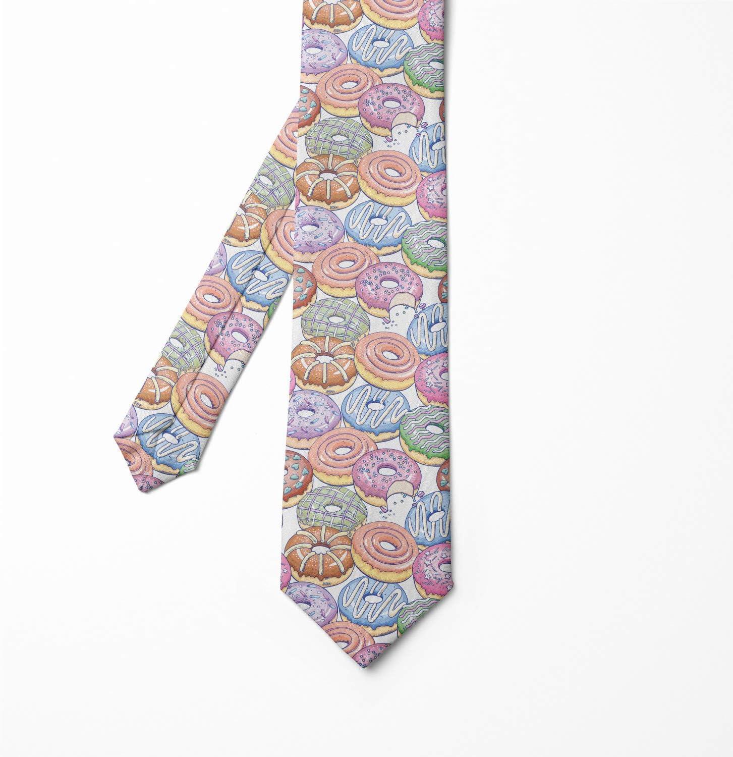 imageAmbesonne Multicolor Modern Mens TiePale Pink