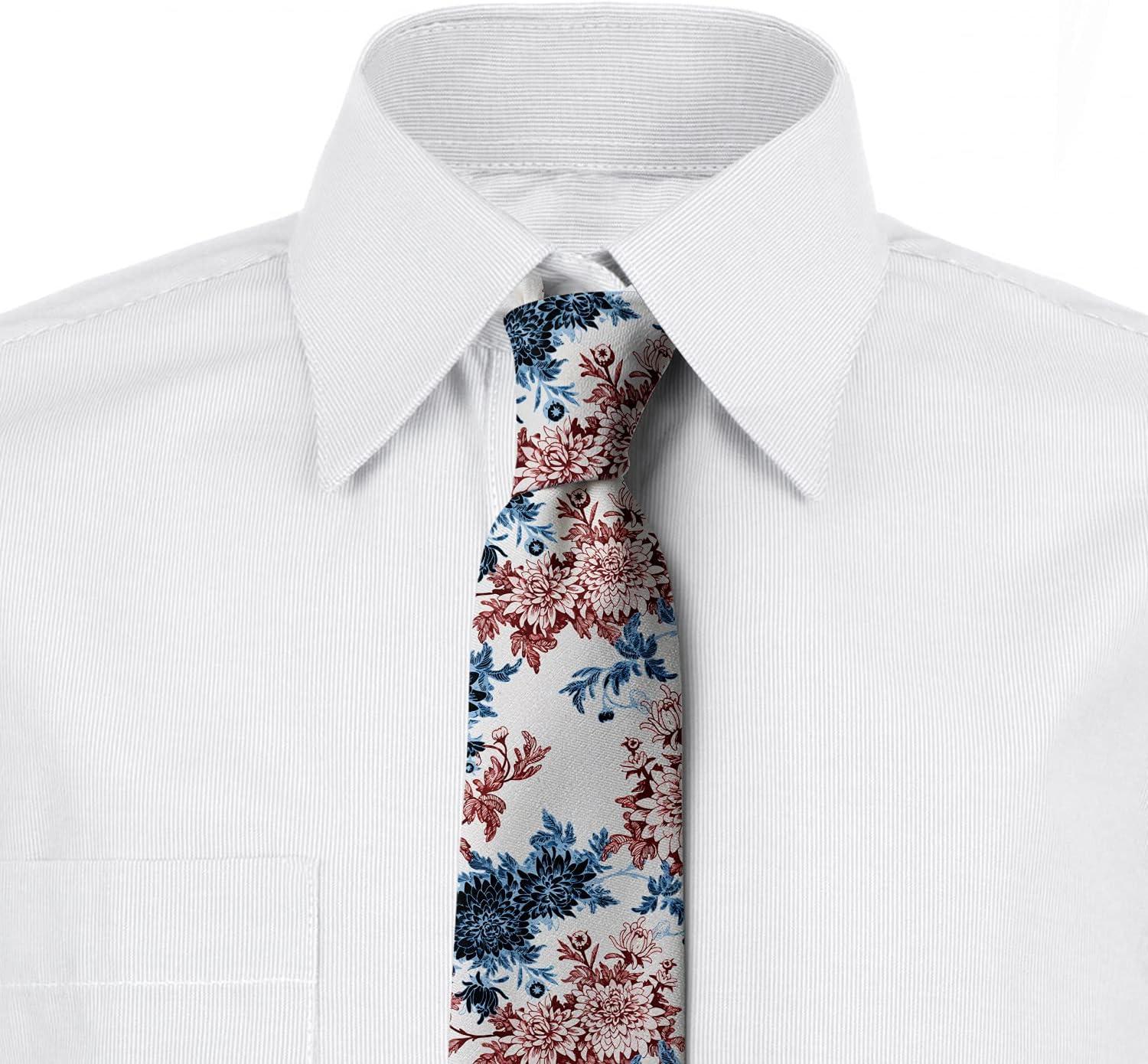 imageAmbesonne Multicolor Modern Mens TieRust Blue