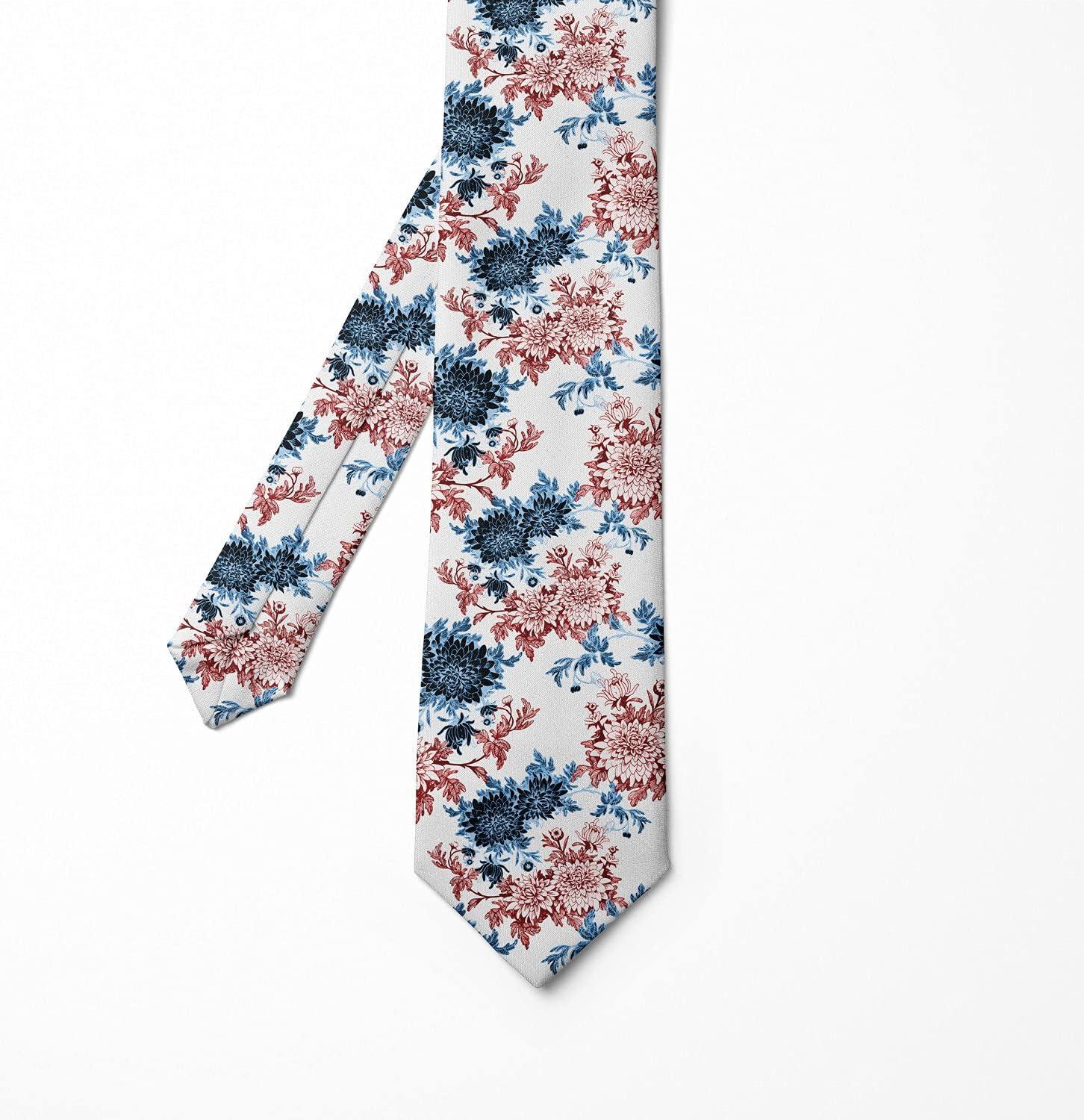 imageAmbesonne Multicolor Modern Mens TieRust Blue