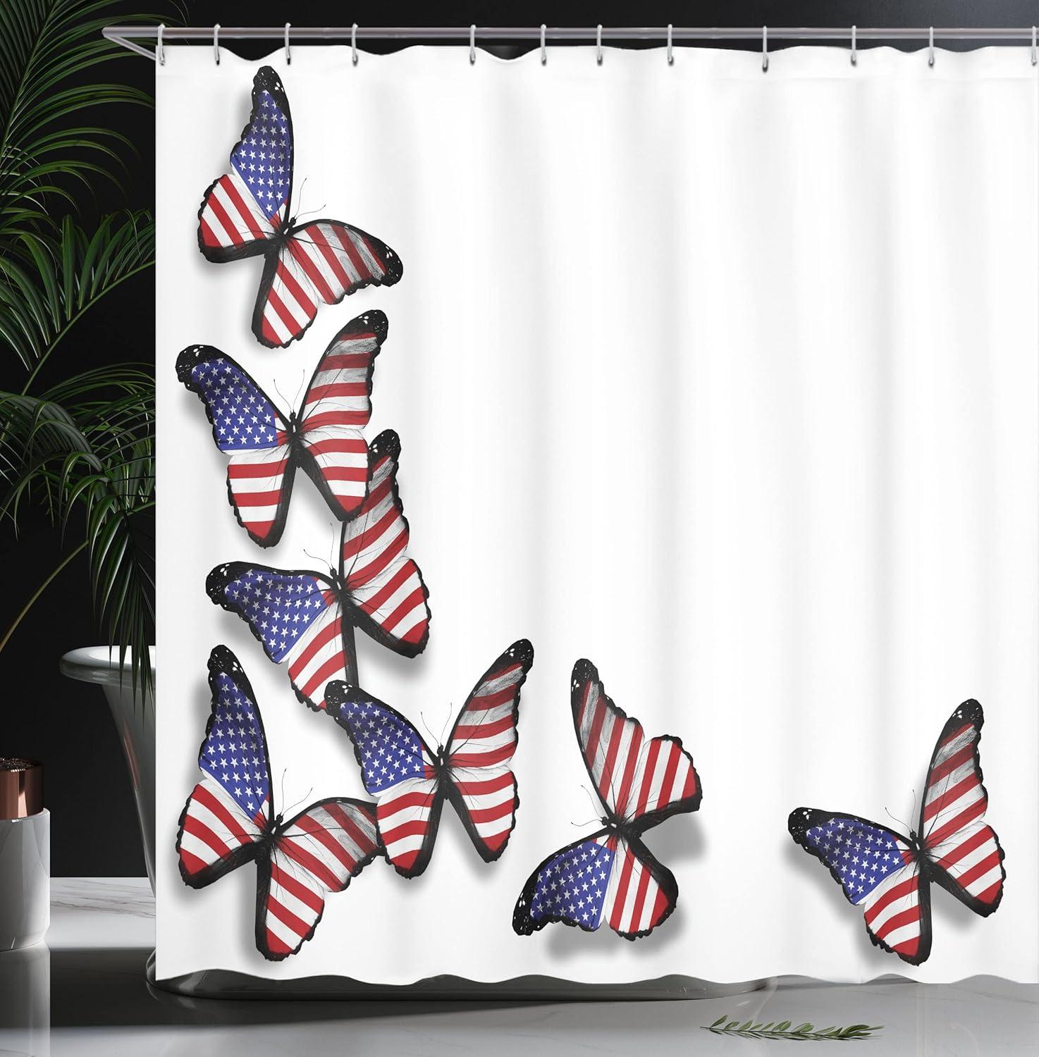 imageAmbesonne Spring Shower Curtain Delicate and Romantic Arrange of Creeper Mesh Flowers Cascade Neutral Theme Cloth Fabric Bathroom Decor Set with Hooks 69 W x 70 L Blush Yellow PinkRed White Blue