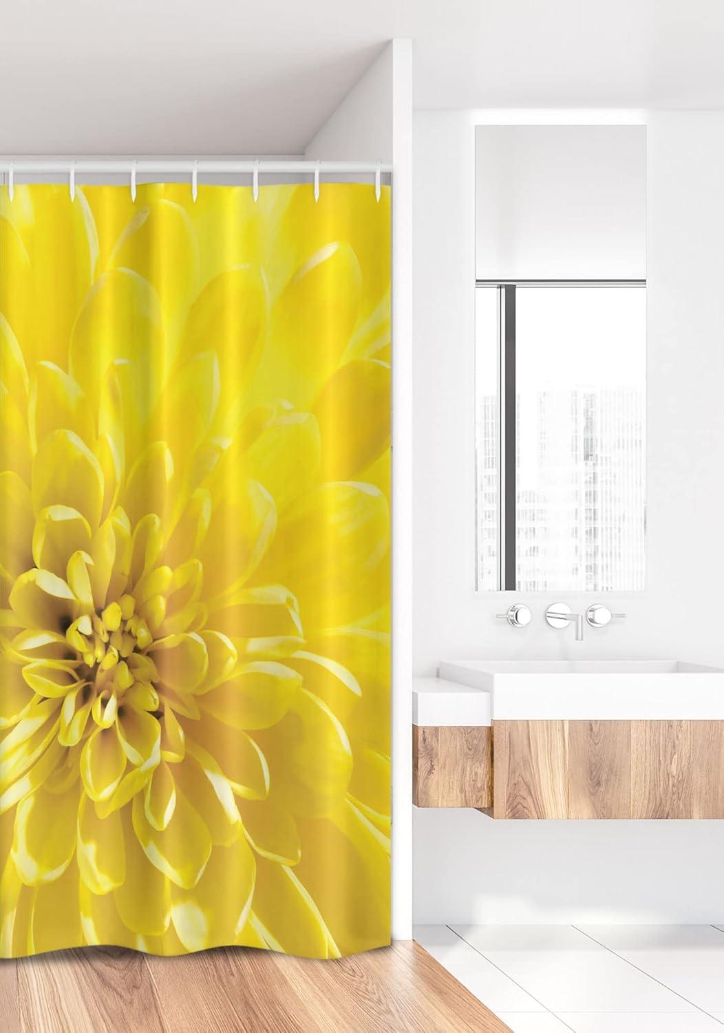 imageAmbesonne Spring Shower Curtain Delicate and Romantic Arrange of Creeper Mesh Flowers Cascade Neutral Theme Cloth Fabric Bathroom Decor Set with Hooks 69 W x 70 L Blush Yellow PinkYellow