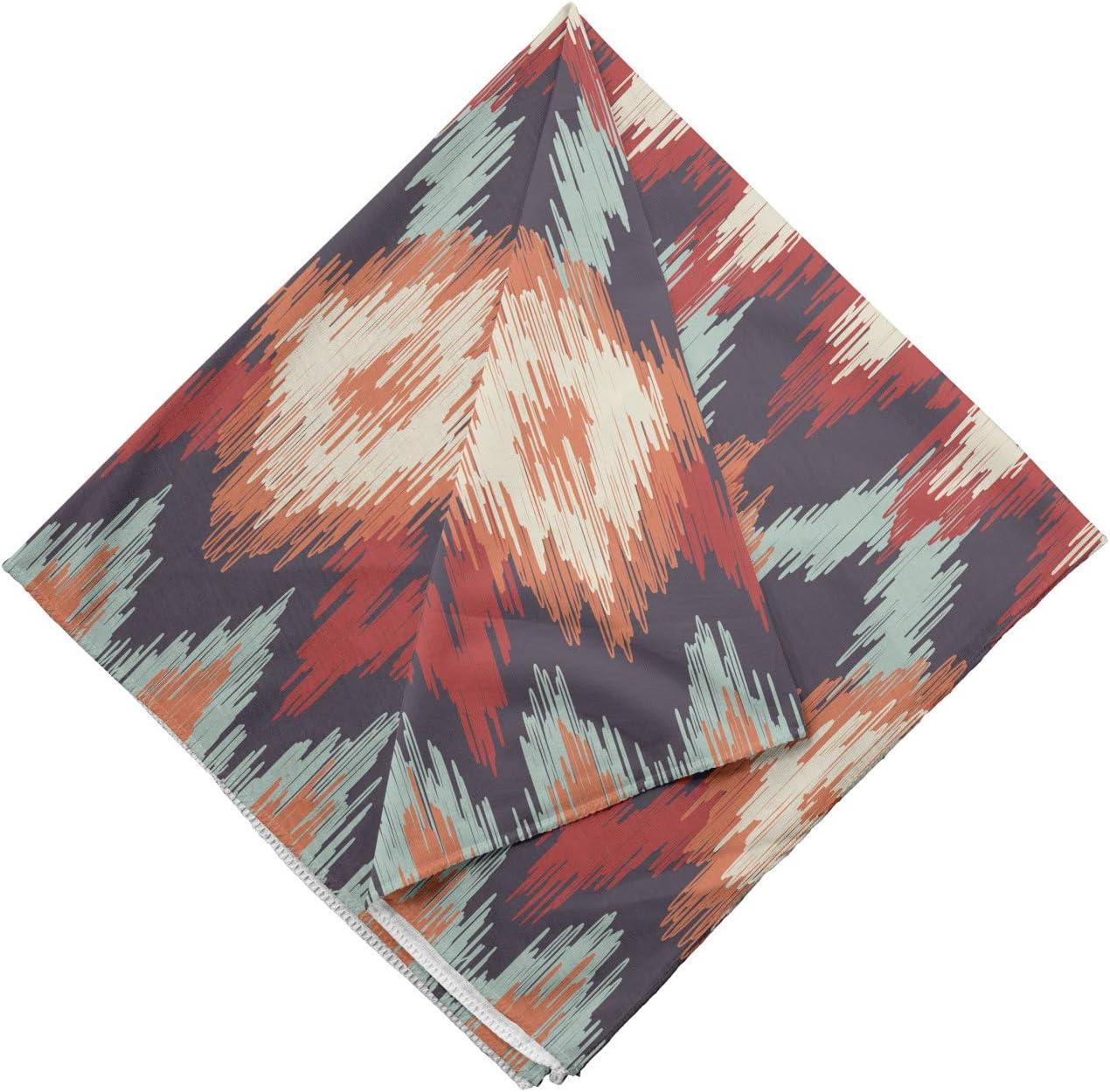 imageAmbesonne Unisex BandanaOrange Teal