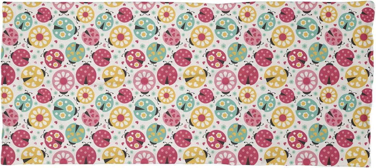 imageAmbesonne Unisex Multicolor Face and Neck WarmersAbstract Beetle Design