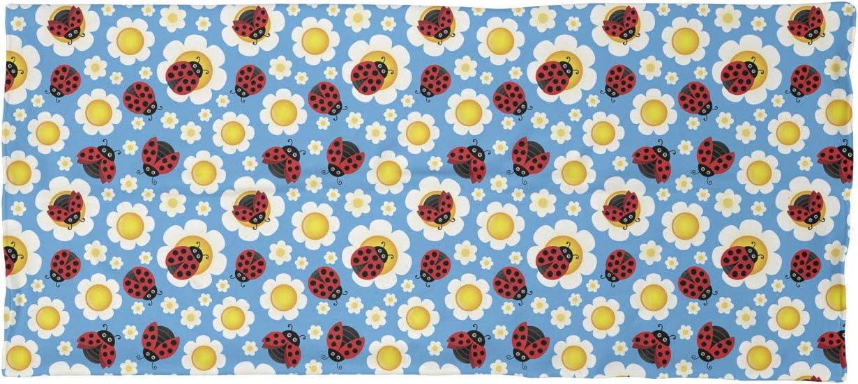 imageAmbesonne Unisex Multicolor Face and Neck WarmersAbstract Daisies Bugs