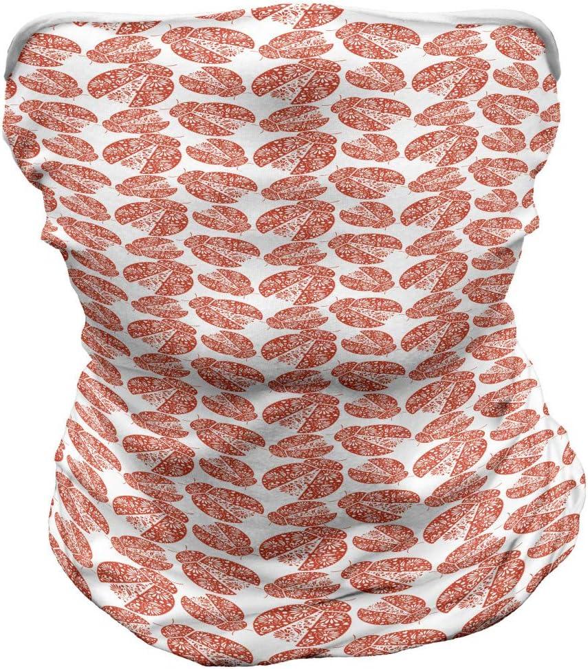 imageAmbesonne Unisex Multicolor Face and Neck WarmersFlower Patterned Wings