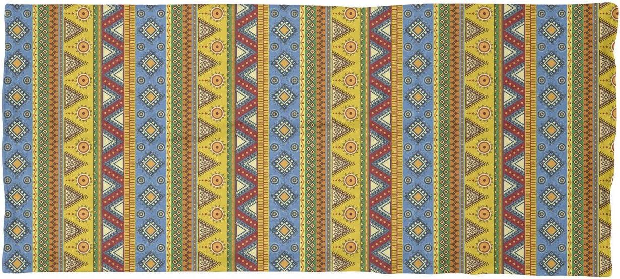 imageAmbesonne Unisex Multicolor Face and Neck WarmersNative Aztec Borders