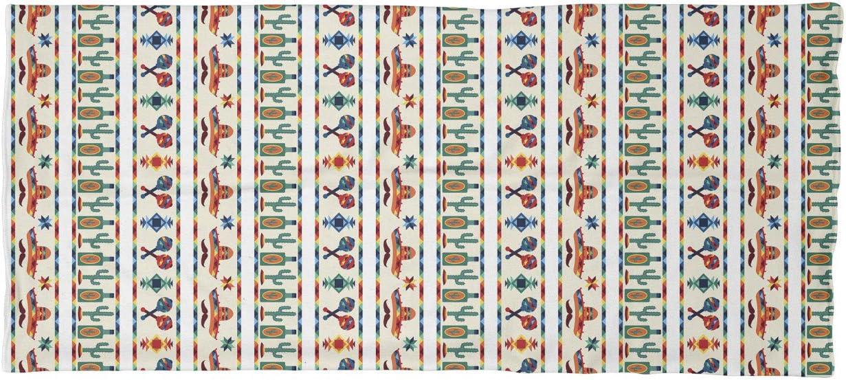 imageAmbesonne Unisex Multicolor Face and Neck WarmersNative Cultural Borders