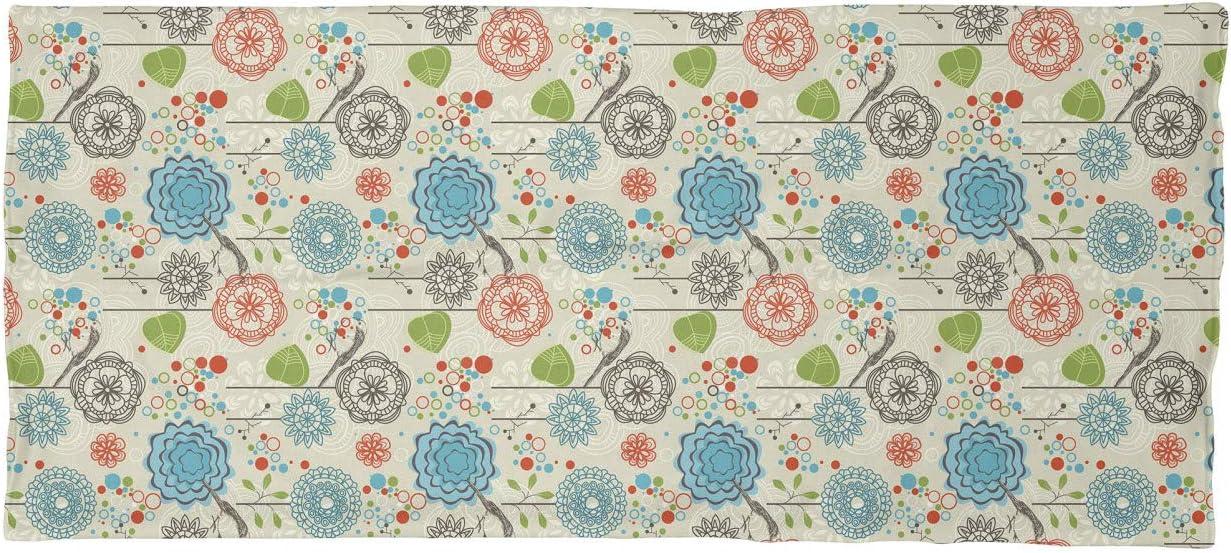 imageAmbesonne Unisex Multicolor Face and Neck WarmersRetro Doodle Cheerful