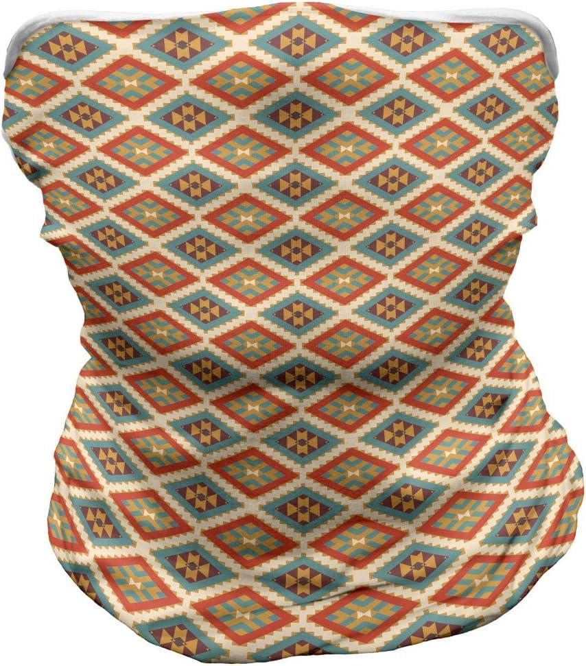 imageAmbesonne Unisex Multicolor Face and Neck WarmersRetro Indigenous