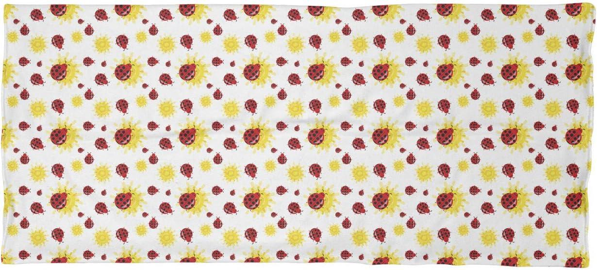 imageAmbesonne Unisex Multicolor Face and Neck WarmersSummer Inspired Bugs