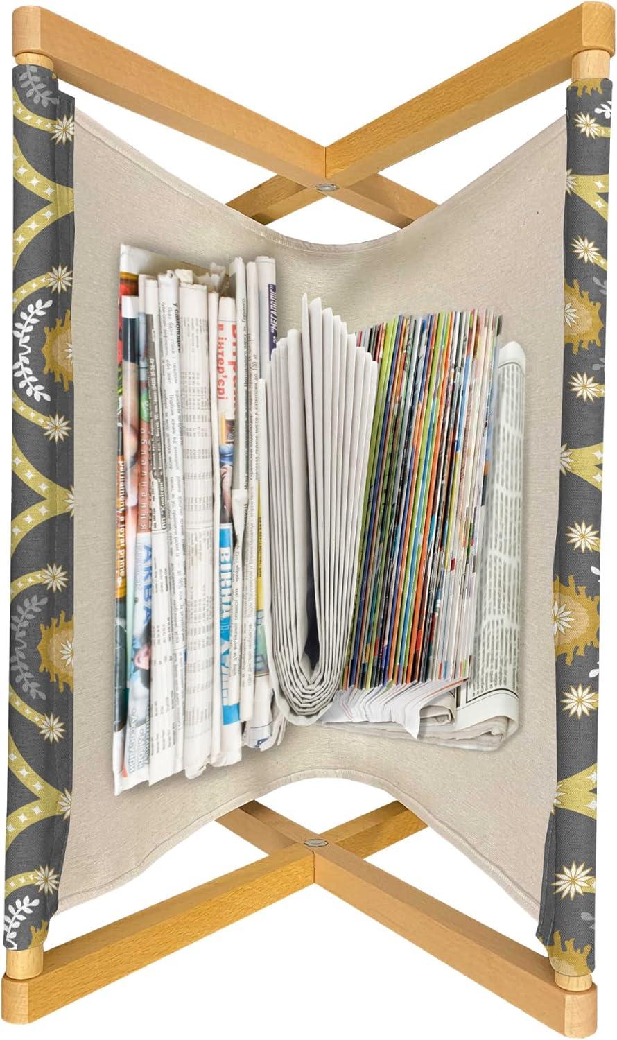 imageAmbesonne Valentines Magazine and Book Holder Love Theme with Romantic Hearts for You Lettering Simple Design Decorative Floor Rack Organizer for Living Room 22x19 Pink Charcoal Grey WhiteAmber Khaki and Grey