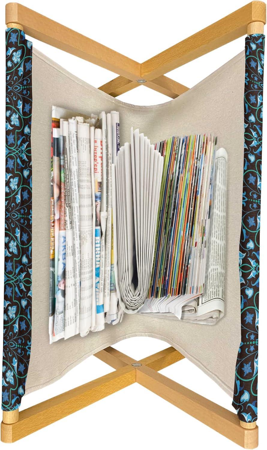 imageAmbesonne Valentines Magazine and Book Holder Love Theme with Romantic Hearts for You Lettering Simple Design Decorative Floor Rack Organizer for Living Room 22x19 Pink Charcoal Grey WhiteViolet Blue and Dark Fuchsia