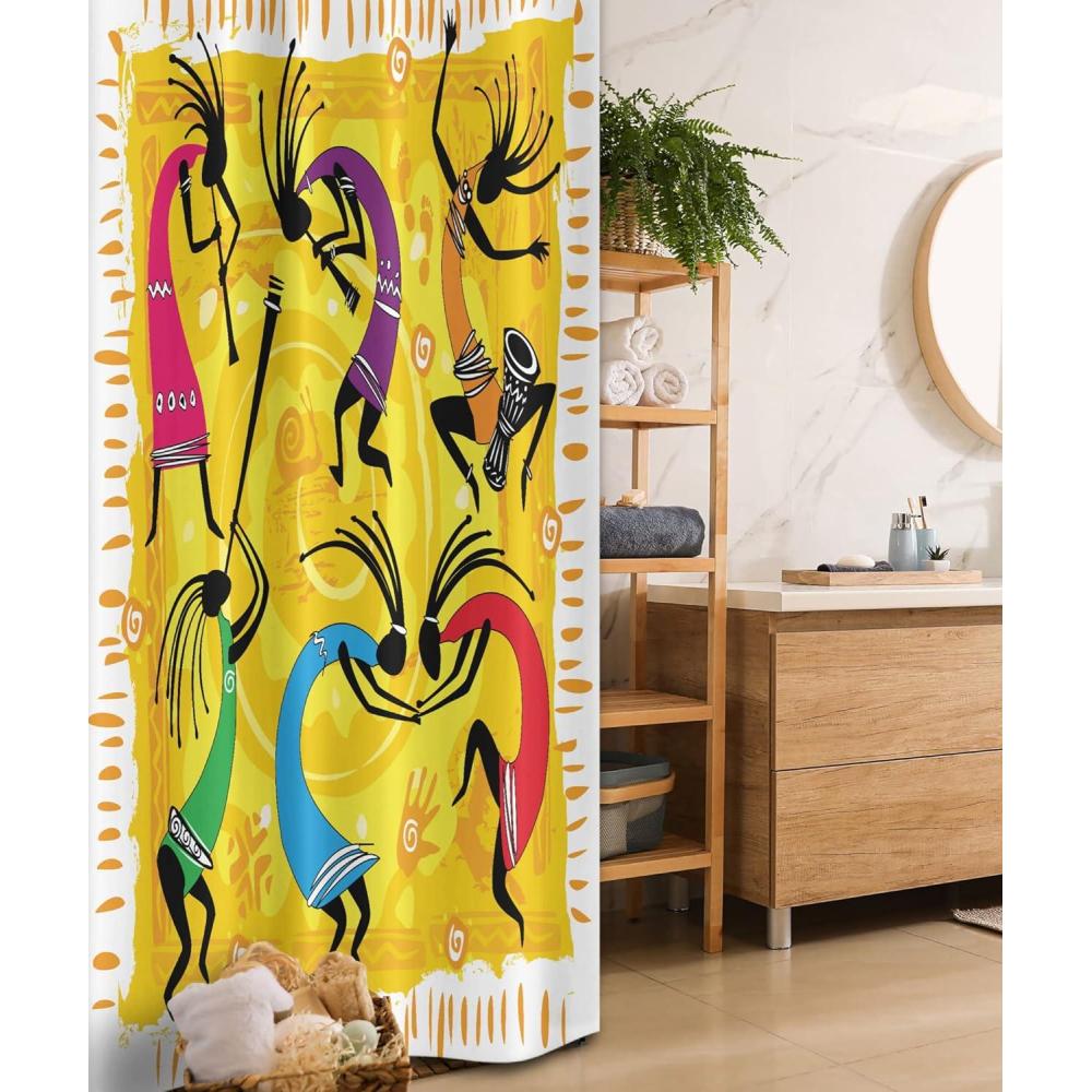 imageAmbesonne Fantasy Shower Curtain Hot Air Balloons in The Clouds Dream Journey to Secret Paradise Romantic Design Cloth Fabric Bathroom Decor Set with Hooks 69 W x 75 L Purple WhitePurple Yellow