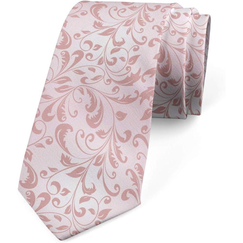 imageAmbesonne Multicolor Modern Mens TieBlush and Rose