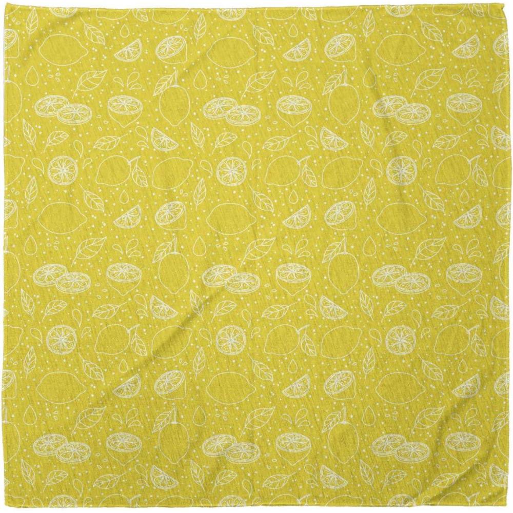 imageAmbesonne Unisex BandanaYellow White
