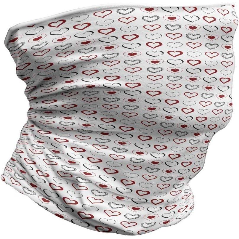 imageAmbesonne Unisex Multicolor Face and Neck WarmersDoodle Hipster Romance
