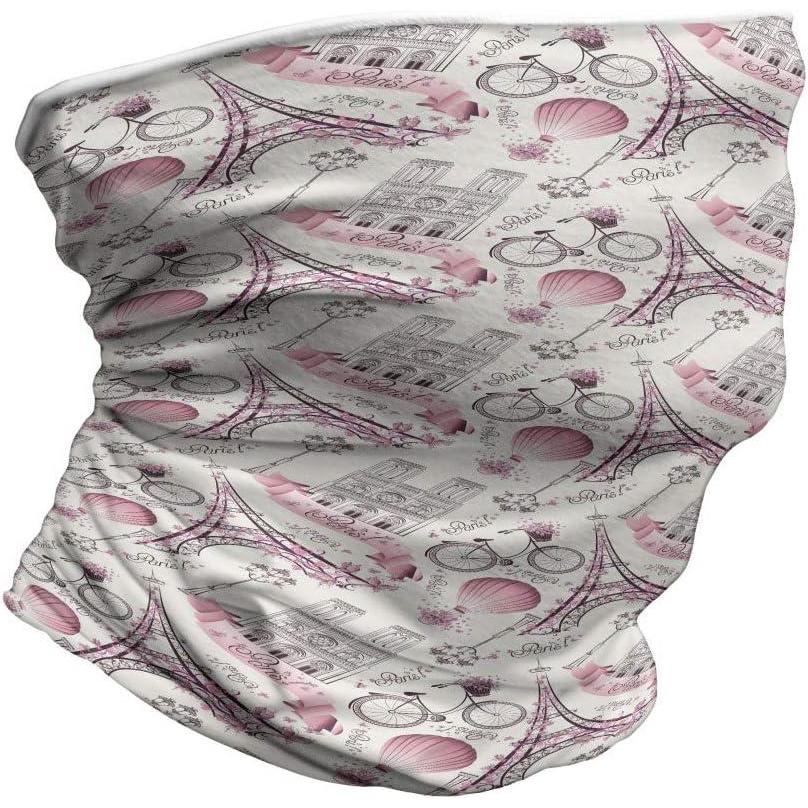 imageAmbesonne Unisex Multicolor Face and Neck WarmersFloral Travel