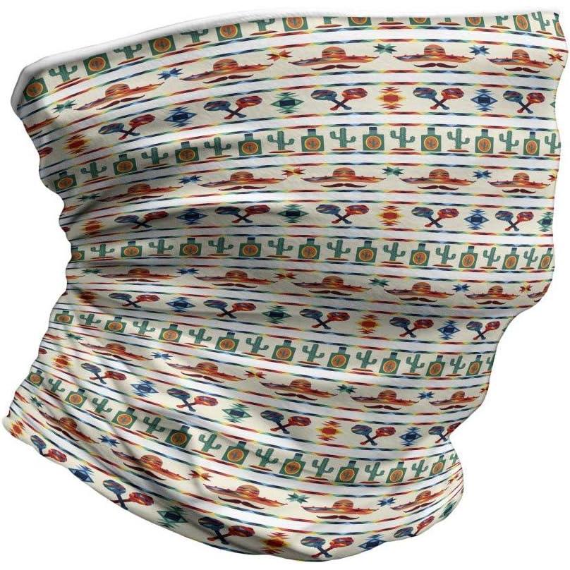 imageAmbesonne Unisex Multicolor Face and Neck WarmersNative Cultural Borders