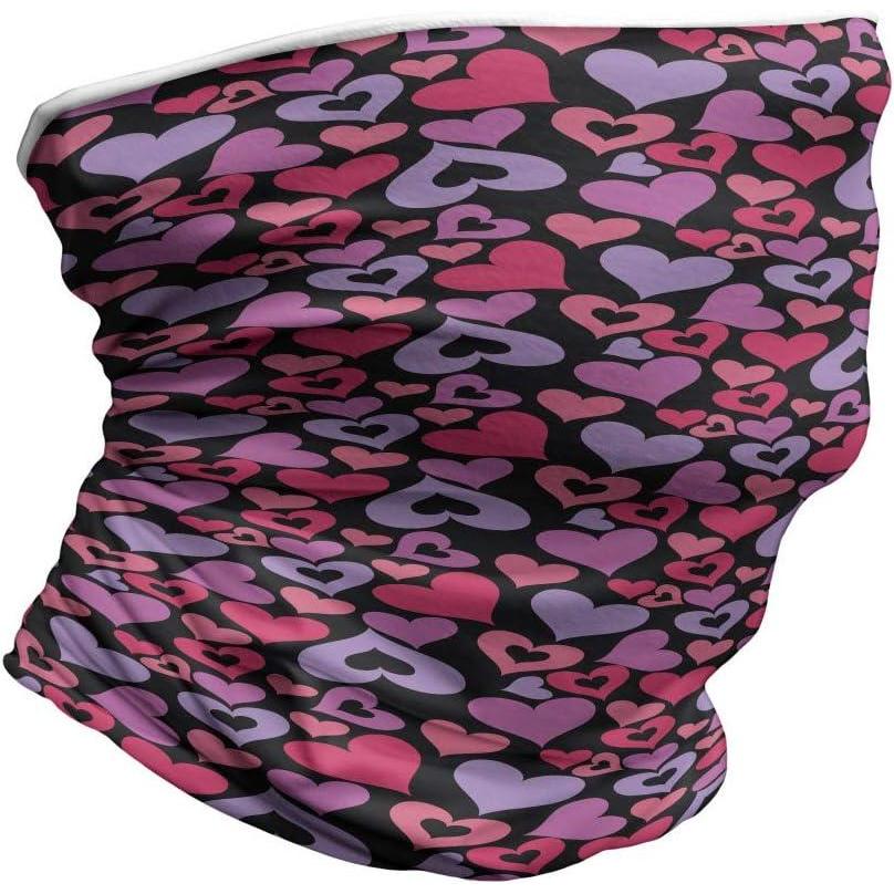 imageAmbesonne Unisex Multicolor Face and Neck WarmersPinkish Hearts Valentines