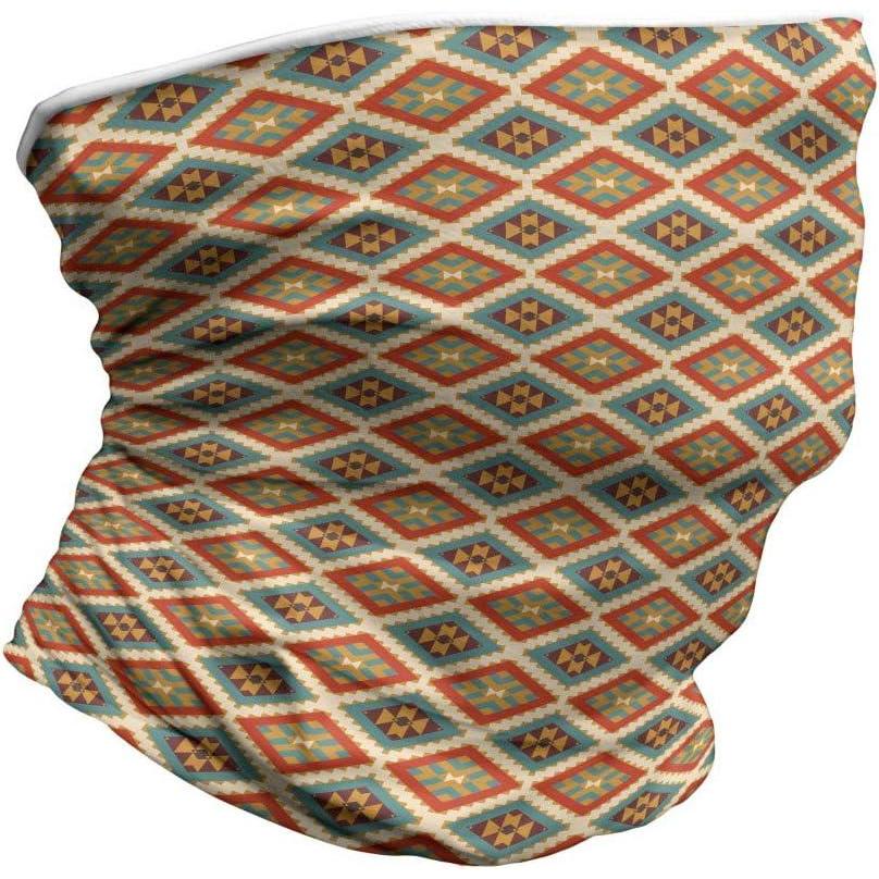 imageAmbesonne Unisex Multicolor Face and Neck WarmersRetro Indigenous