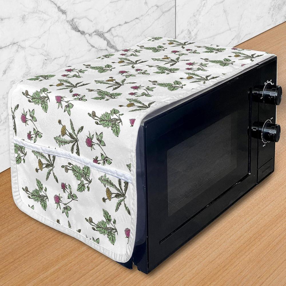 imageAmbesonne Valentines Day Washing Machine Organizer Romantic Design of Hearts Cupid Love Struck Antislip Fabric Cover for Washers and Dryers 47 x 185 Pink Sand BrownFern Green Multicolor