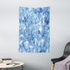 Ambesonne Diamonds Tapestry, Abstract Close up of Various Diamonds and Crystal Sea Romance Valentine Design, Wall Hanging for Bedroom Living Room Dorm Decor, 40″ X 60″, Blue(60″L x 40″W)