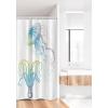 Ambesonne Fantasy Shower Curtain, Hot Air Balloons in The Clouds Dream Journey to Secret Paradise Romantic Design, Cloth Fabric Bathroom Decor Set with Hooks, 69″ W x 75″ L, Purple White(Blue Eggshell)