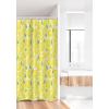 Ambesonne Fantasy Shower Curtain, Hot Air Balloons in The Clouds Dream Journey to Secret Paradise Romantic Design, Cloth Fabric Bathroom Decor Set with Hooks, 69″ W x 75″ L, Purple White(Green and Yellow)