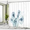 Ambesonne Fantasy Shower Curtain, Hot Air Balloons in The Clouds Dream Journey to Secret Paradise Romantic Design, Cloth Fabric Bathroom Decor Set with Hooks, 69″ W x 75″ L, Purple White(Cream Teal)