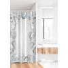 Ambesonne Fantasy Shower Curtain, Hot Air Balloons in The Clouds Dream Journey to Secret Paradise Romantic Design, Cloth Fabric Bathroom Decor Set with Hooks, 69″ W x 75″ L, Purple White(Grey Blue)