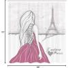 Ambesonne Fantasy Shower Curtain, Hot Air Balloons in The Clouds Dream Journey to Secret Paradise Romantic Design, Cloth Fabric Bathroom Decor Set with Hooks, 69″ W x 75″ L, Purple White(White Pink)