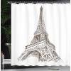 Ambesonne Fantasy Shower Curtain, Hot Air Balloons in The Clouds Dream Journey to Secret Paradise Romantic Design, Cloth Fabric Bathroom Decor Set with Hooks, 69″ W x 75″ L, Purple White(Brown)