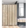 Ambesonne Fantasy Shower Curtain, Hot Air Balloons in The Clouds Dream Journey to Secret Paradise Romantic Design, Cloth Fabric Bathroom Decor Set with Hooks, 69″ W x 75″ L, Purple White(Beige)